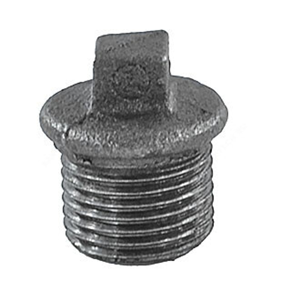 Заглушка чугун Ду 25 (1") НР Fittex PLUS