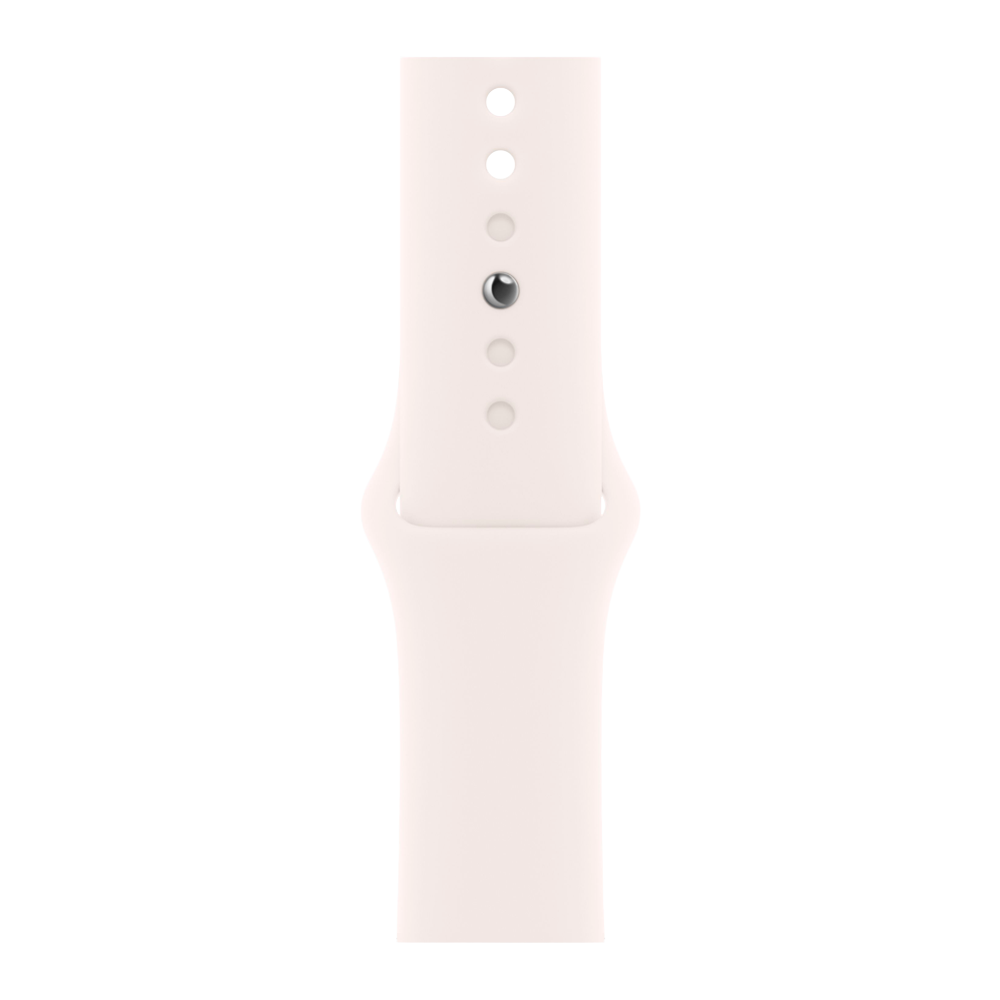Умные часы Apple Watch Series 11 GPS, 42mm, Silver Aluminium Case with Light Blush Sport Band, S/M