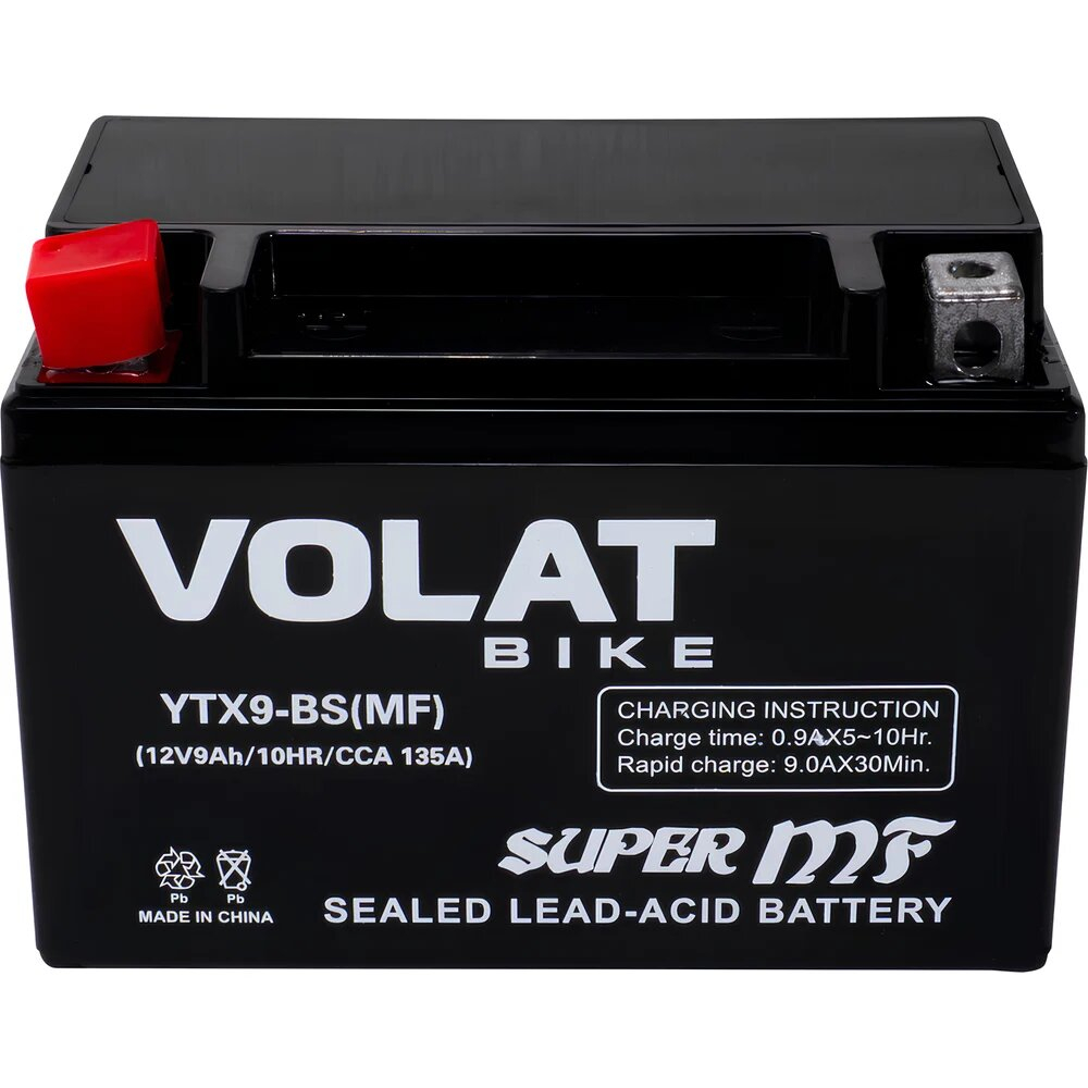 9Ah Volat YTX9-BS (MF) L+