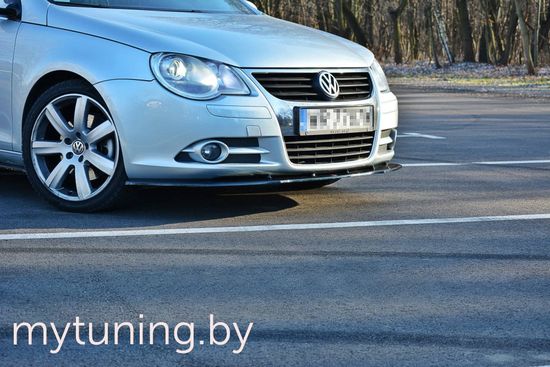 Сплиттер бампера переднего для VOLKSWAGEN Eos (05-10)