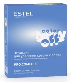 Estel Эмульсия Color Off Pro.Comfort для удаления краски с волос 12 саше по 25 мл