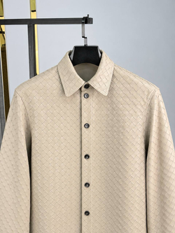 Кожаная рубашка Ermenegildo Zegna