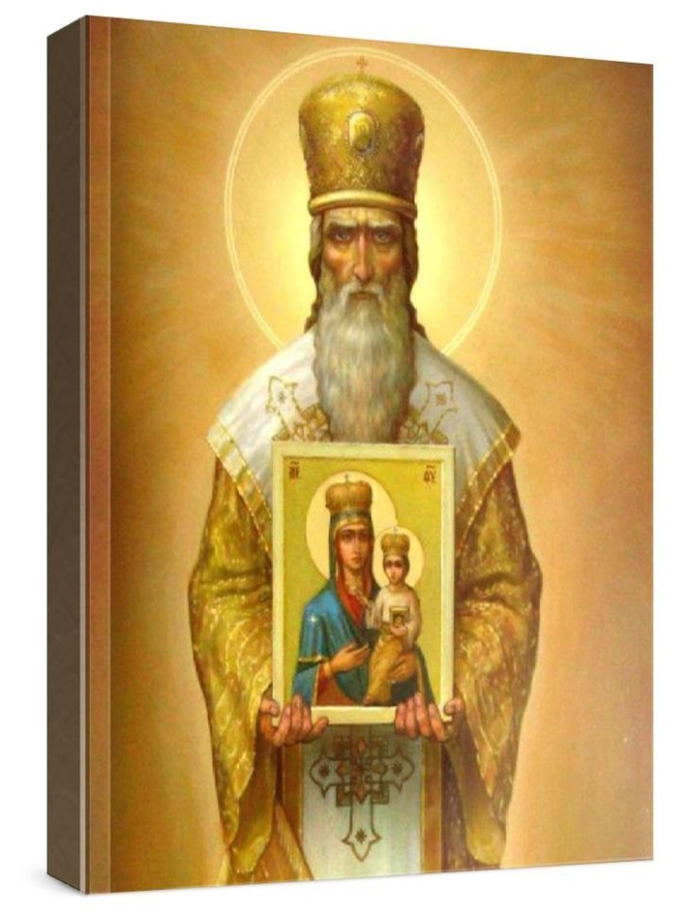 Афанасий Сидячий (рукописная икона)