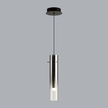 Подвесной светодиодный светильник 5W 3000К 5062/5L чёрный/тёмный хром Shiny Odeon Light