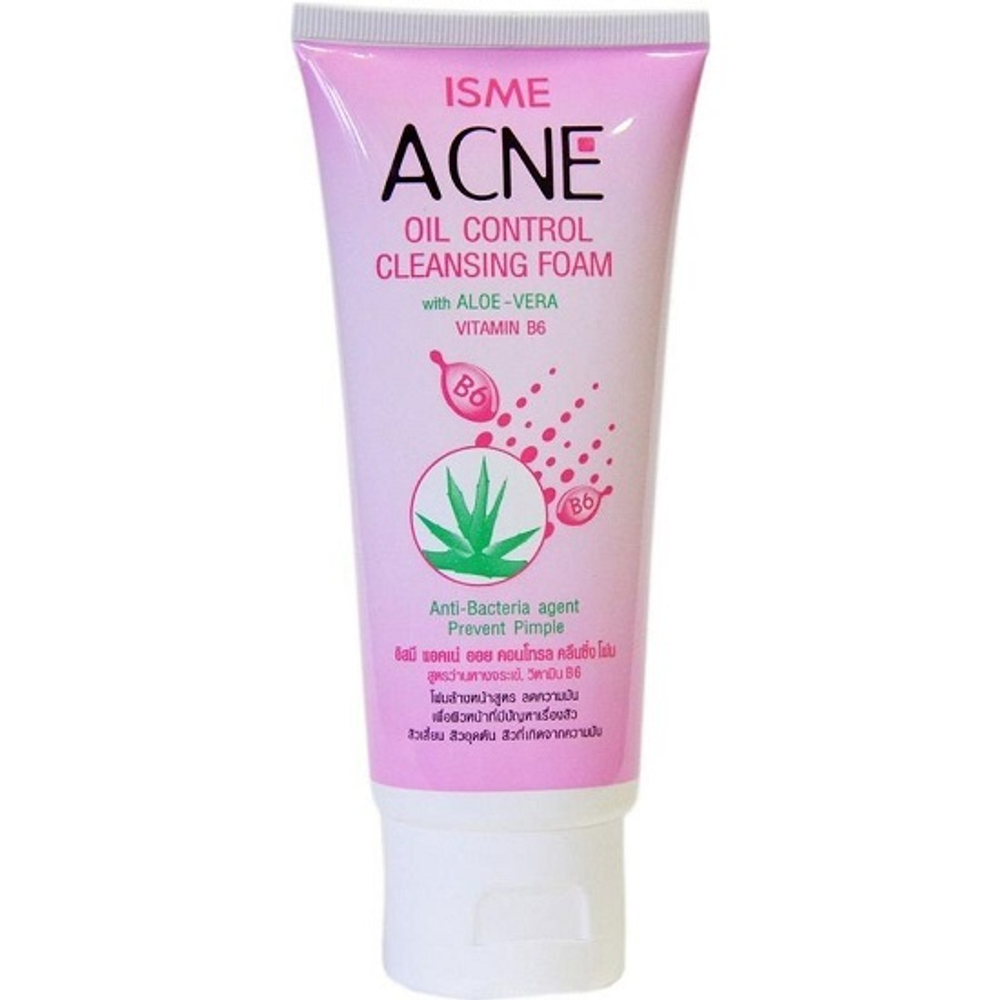 Пенка для умывания от угрей ISME с Алоэ вера и витамином В6. ISME ACNE Oil control
