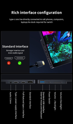 15.6" Портативный игровой монитор VChance SU15O 3840x2160, 60 Гц, OLED