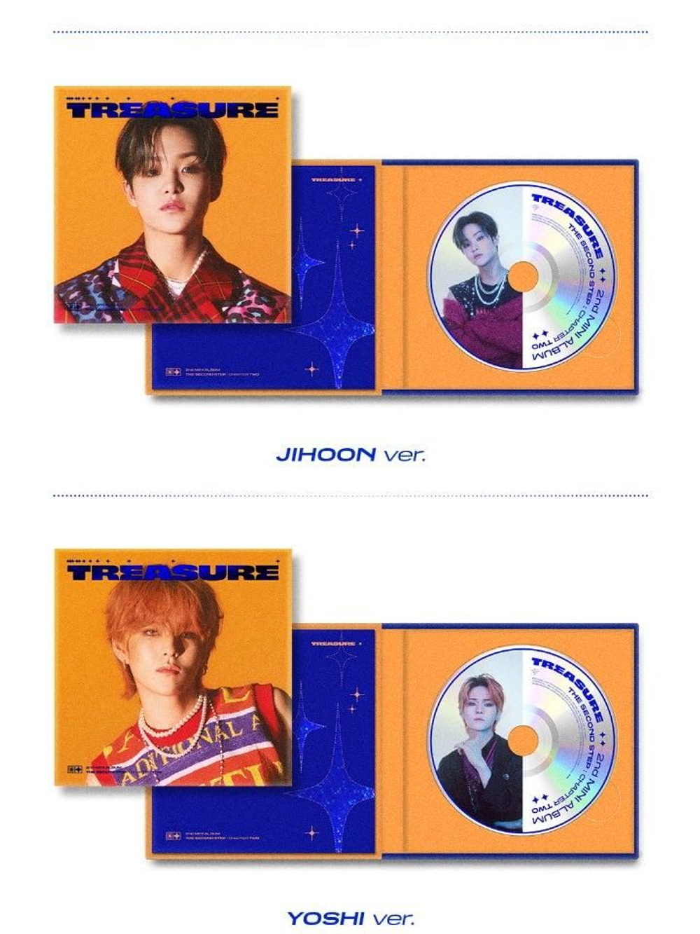 Альбом TREASURE - THE SECOND STEP : CHAPTER TWO 2nd Mini Album DIGIPACK RANDOM Version