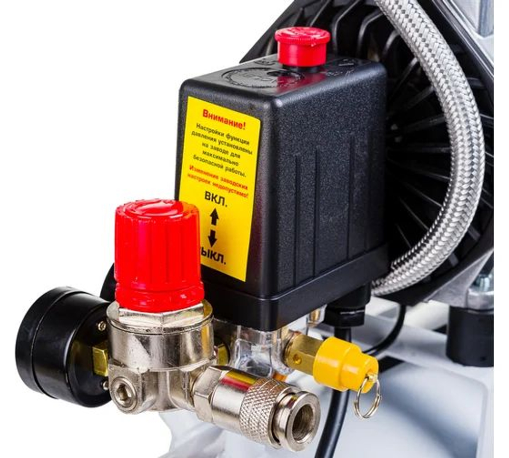 Малошумный компрессор Pegas pneumatic PG-601 безмасляный 6615