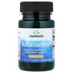 Swanson Vitamins, Астаксантин, 8 мг, 30 мягких таблеток