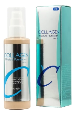 Enough Крем для лица тональный увлажняющий - Collagen moisture foundation SPF15, 100мл