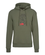 VAN DEER толстовка Logo Hoody khaki