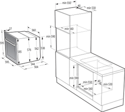 Электрический духовой шкаф Gorenje GO66E