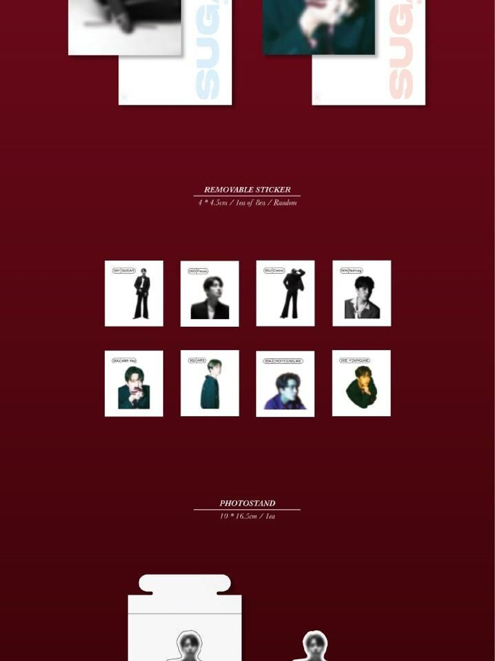 Альбом Youngjae - SUGAR 2nd Mini Album 2 Version SET
