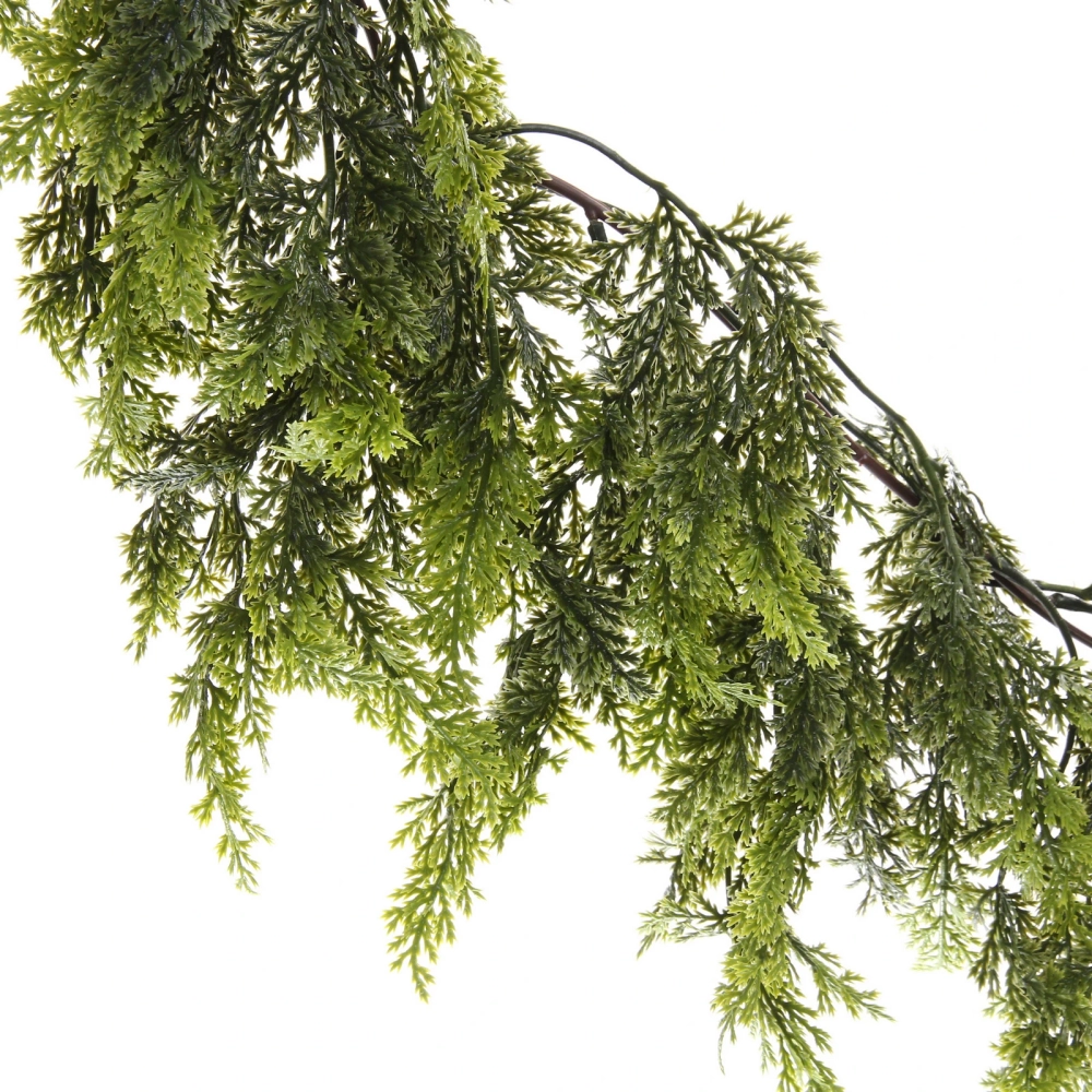 Гирлянда хвойная «Зелёный шик» 1,7 см, зеленый