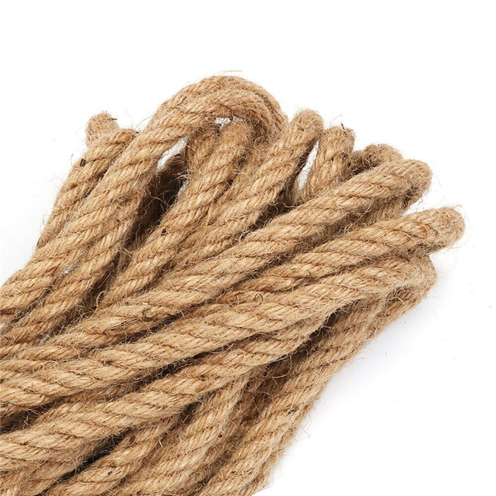 Веревка джутовая  8 мм* 10м hemp rope