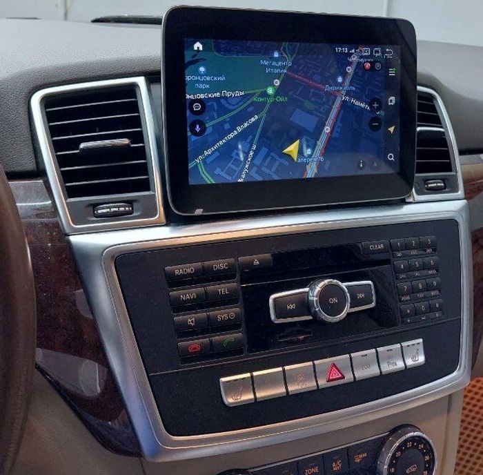 Магнитола для Mercedes-Benz ML (W166) 2011-2015 NTG 4.5/4.7 - Parafar PF8115A138/128ML9 монитор 9" на Android 13, Быстрая, CarPlay, 4G SIM-слот