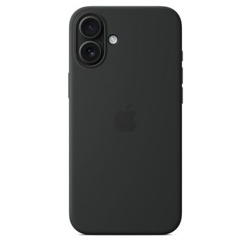 Силиконовый чехол Apple для iPhone 16 Plus с MagSafe черный