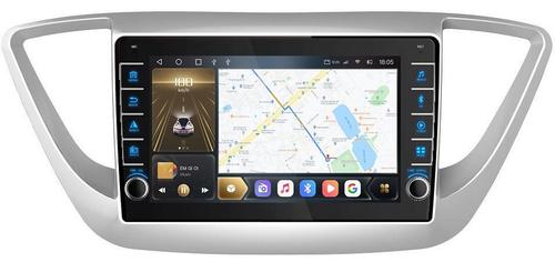 Магнитола для Hyundai Solaris 2 2017-2022, Solaris HS 2024+ - Kuberg OL-9710 (кнопки и крутилки), Android 12, Быстрая, CarPlay, 4G SIM-слот