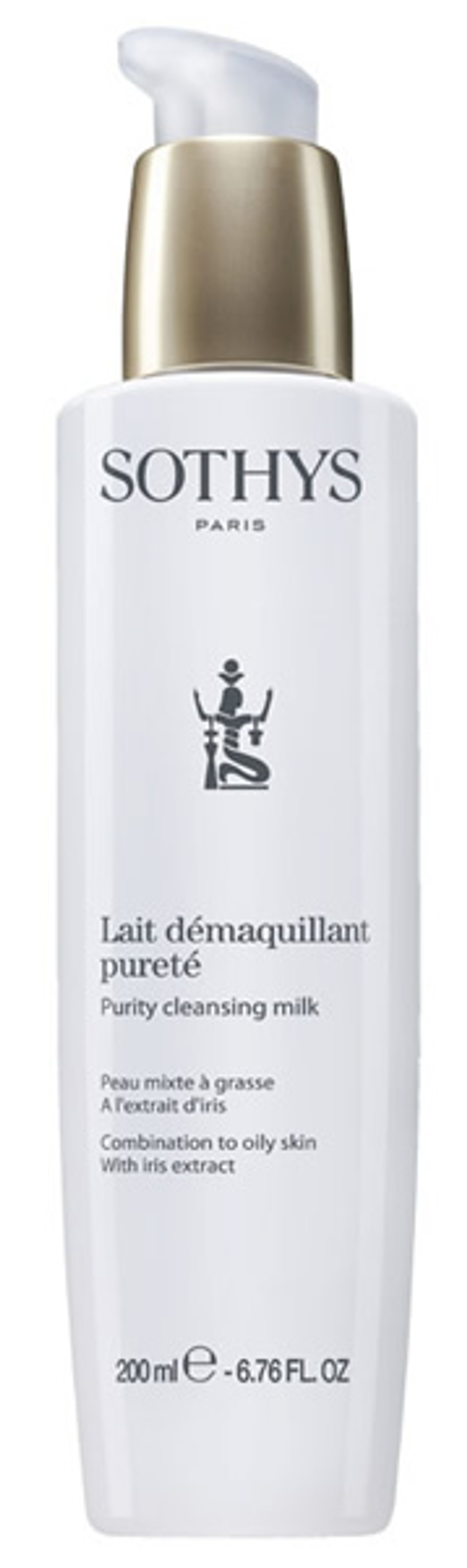 Purity cleansing milk 400 мл Очищающее молочко для жирной и комбинированной кожи с экстрактом ирис