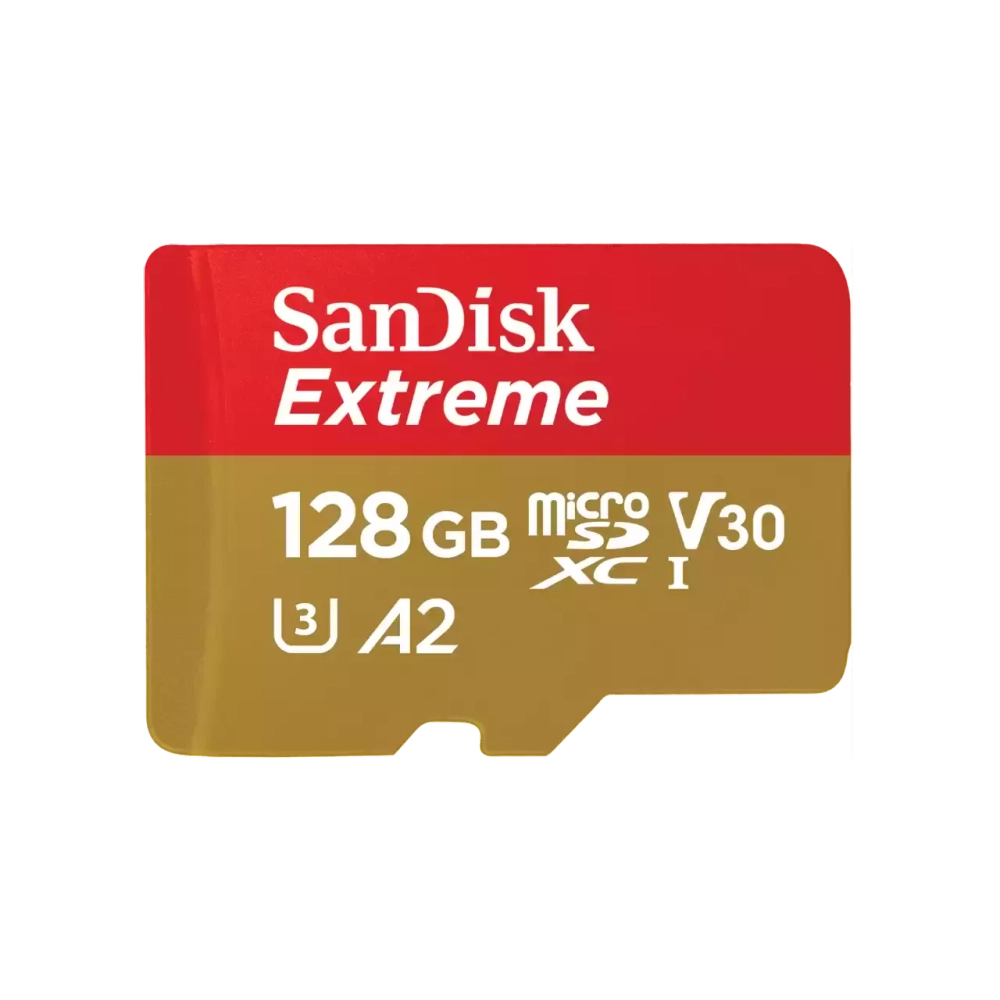 Карта памяти SanDisk Extreme 128GB microSDXC U3 V30 A2