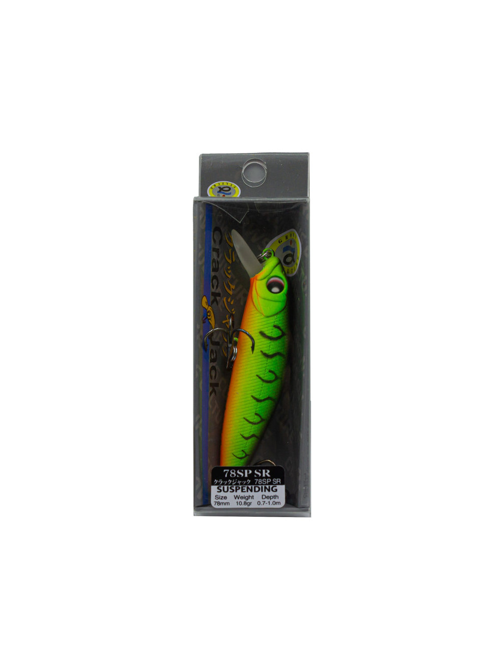 Воблер минноу CrackJack 78SP SR 10.8 г цвет #20