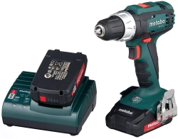 Аккумуляторная дрель-шуруповерт Metabo BS 18 L 2.0Ah x2 Case 602321500