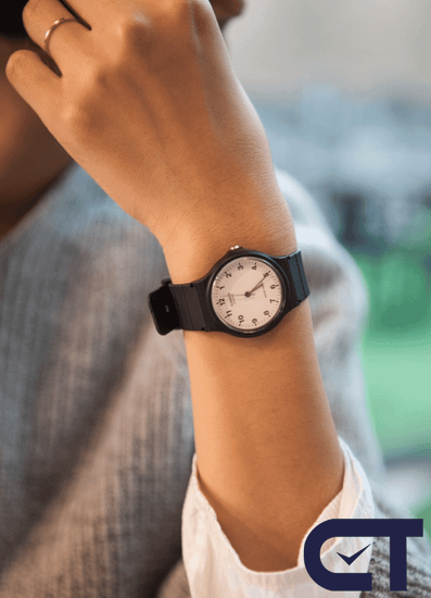CASIO MQ-24-7B3 — классические аналоговые часы с белым циферблатом