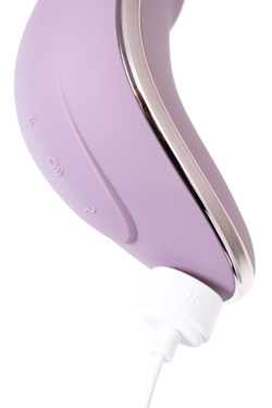 Вакуум-волновой бесконтактный стимулятор клитора Satisfyer Vulva Lover 1, силикон, фиолетовый