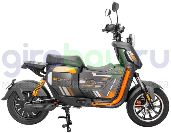 Электроскутер WENBOX U2 PRO 1500W (60V/45Ah) - Чёрный, с коротким сиденьем фото №5
