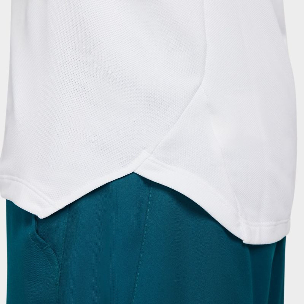 Мужская теннисная футболка Nike Court Dri-Fit Slam Tennis Top - white/white