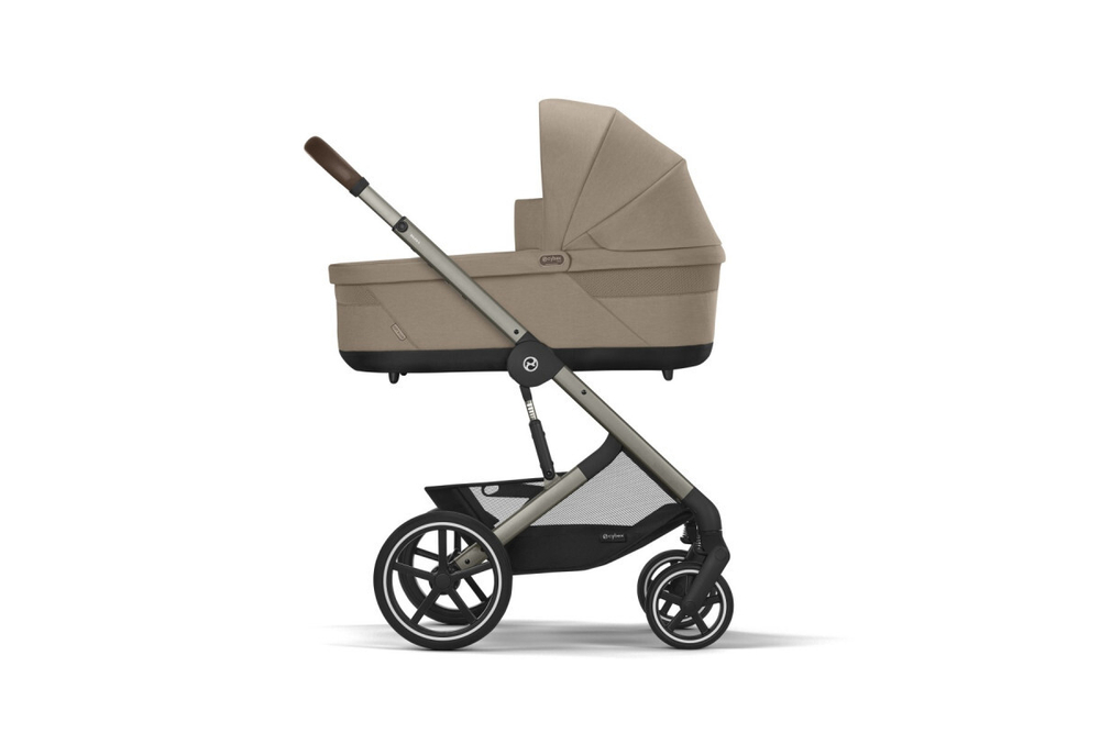 Коляска 2 в 1 Cybex Balios S Lux TPE 2025 (с дождевиками), Almond Beige