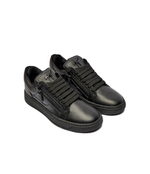 Кожаные кроссовки a1 talogo Giuseppe Zanotti - черный(RM30034)