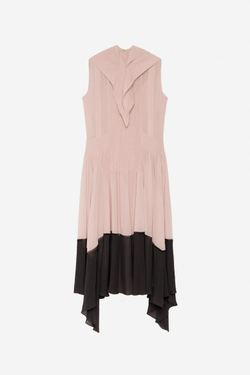 ZARA ПЛАТЬЕ МИДИ — THE ITEM, БЛЕДНО-РОЗОВЫЙ