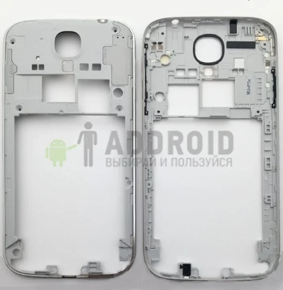 Задняя часть корпуса без крышки на Samsung S4 / i9505 / i337 (Silver)