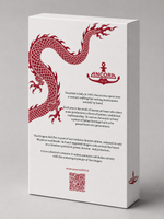 Ручка подарочная шариковая Dragon Red Анкора
