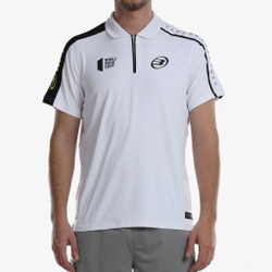 Мужское теннисное поло Bullpadel Liceo Polo Men - White, Black