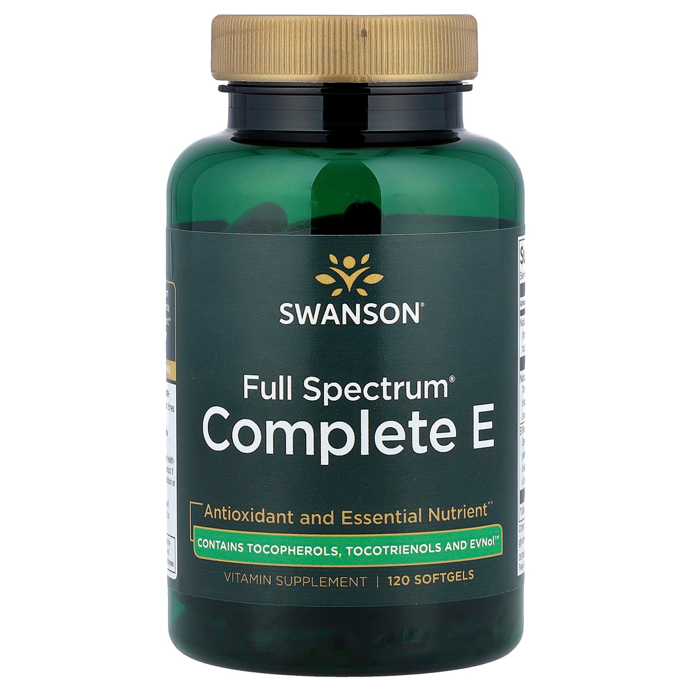 Swanson Vitamins, Full Spectrum® Complete E, 120 капсул