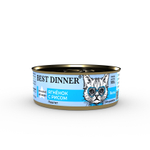 BEST DINNER Vet Profi Renal Влажный корм для кошек при болезнях почек с ягнёнком и рисом 0,1 кг