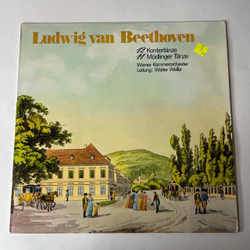 Винтажная виниловая пластинка LP Ludwig Van Beethoven Бетховен, 12 Kontertanze / 11 Modlinger Tanze (Германия 1977)