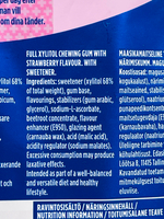 Жевательная резинка Jenkki Professional Fresh Strawberry +витамин C (свежая клубника) 90 г (из Финляндии)