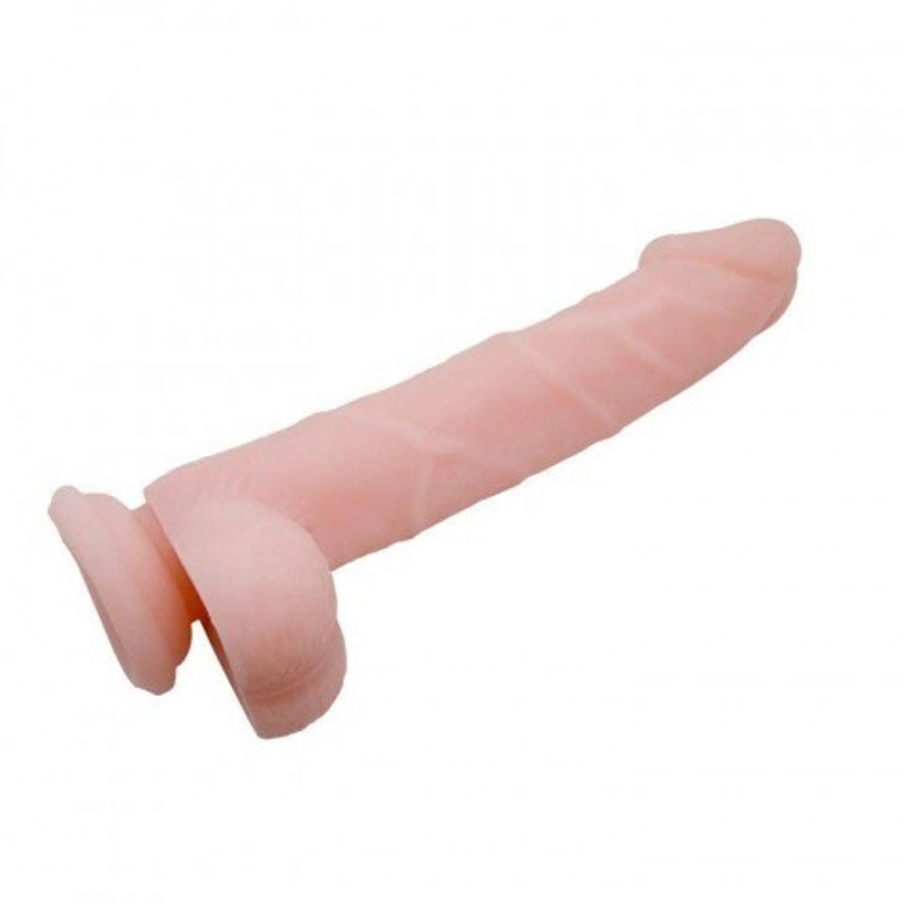 Фаллоимитатор с мошонкой на присоске Super Dildo (22×4,5 см)