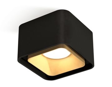Комплект накладного светильника 1*MR16 GU5.3 XS7833004 SBK/SGD черный песок/золото песок(C7833, N7704)DIY System Complects Ambrella