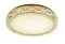 Люстра потолочная светодиодная NewRgy 6065E/160W GOLD+CLEAR, 160 Вт, золотая и прозрачная