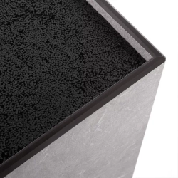 Подставка для кухонных ножей универсальная 11x11x24см ComposeEat мрамор светлый