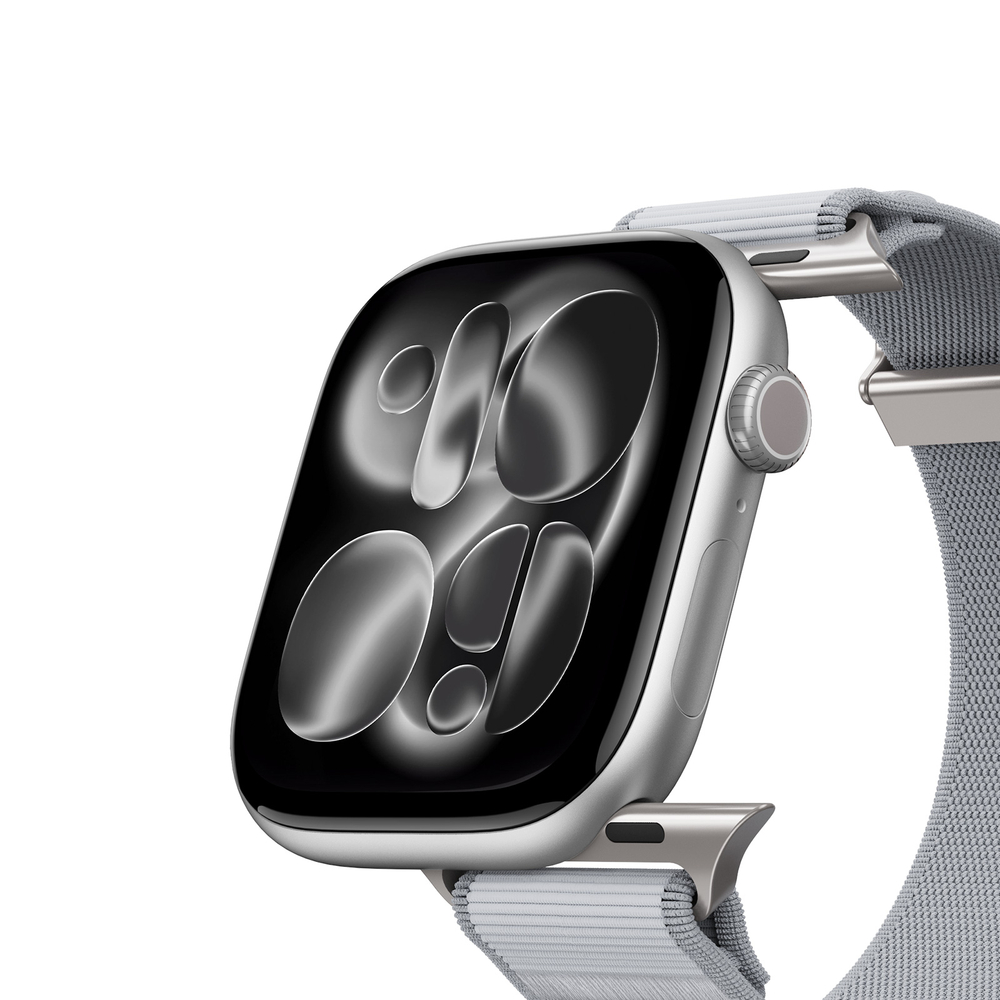 Ремешок светло-серого цвета с магнитной фиксацией для смарт часов Apple Watch размером 38, 40, 41 и 42MM, серия Strap (YM Series) от Dux Ducis