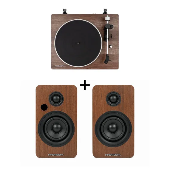 Premiera ECO BT Walnut + Premiera RS301A Walnut
