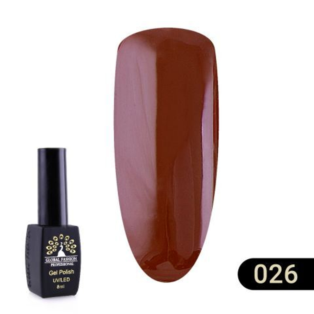 Гель лак BLACK ELITE 026, Global Fashion 8 мл