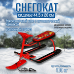 Снегокат "Тимка спорт 1+" ТС1+/GR "с граффити