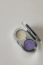 Тени-спарклы для век MAKEUPSTOREKZ DOUBLE SPARKLES - BLACK HOLE DS01