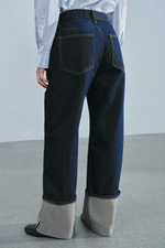 ДЖИНСЫ TURN-UP С НИЗКОЙ ПОСАДКОЙ — ZW COLLECTION — ZARA